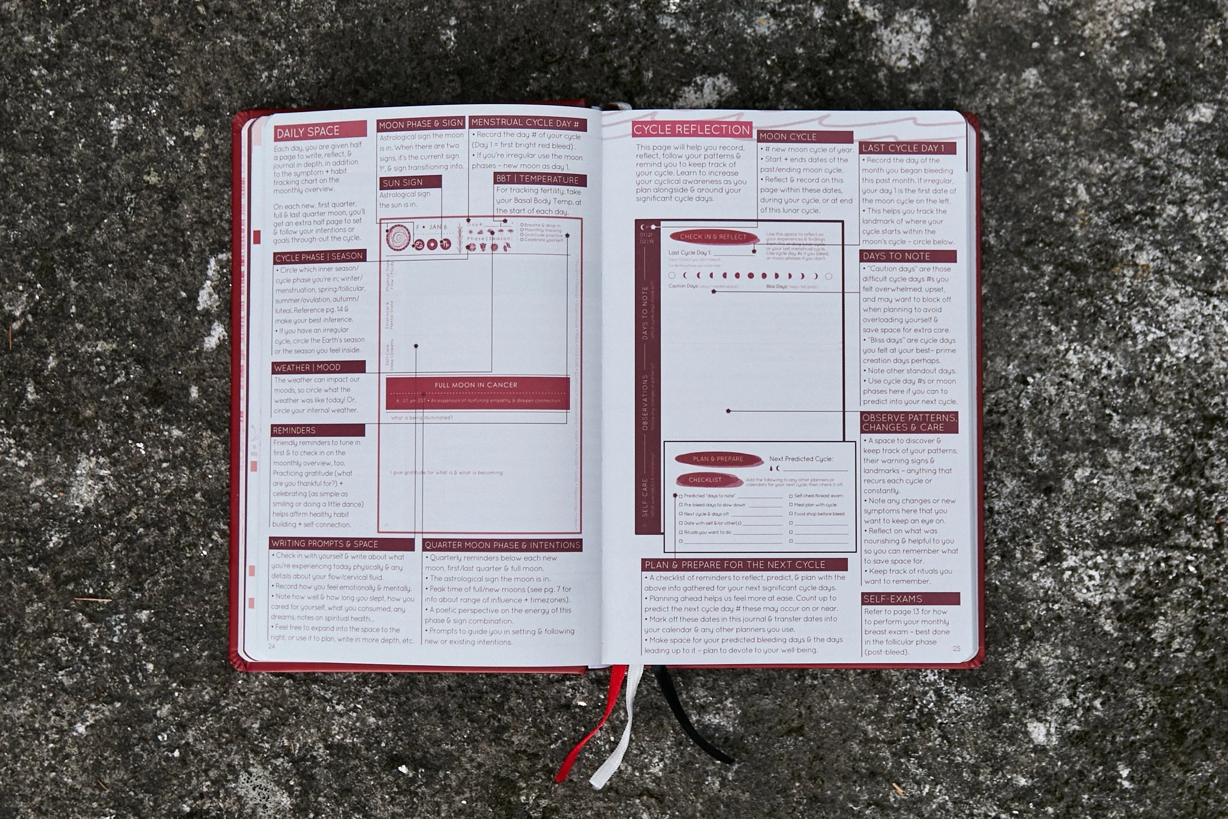 Cycles Journal® 2025: a Lunar Guide to Wholistic Cycle Awareness